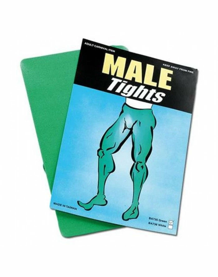 Bristol Male Tights, Green Halloween Hosiery