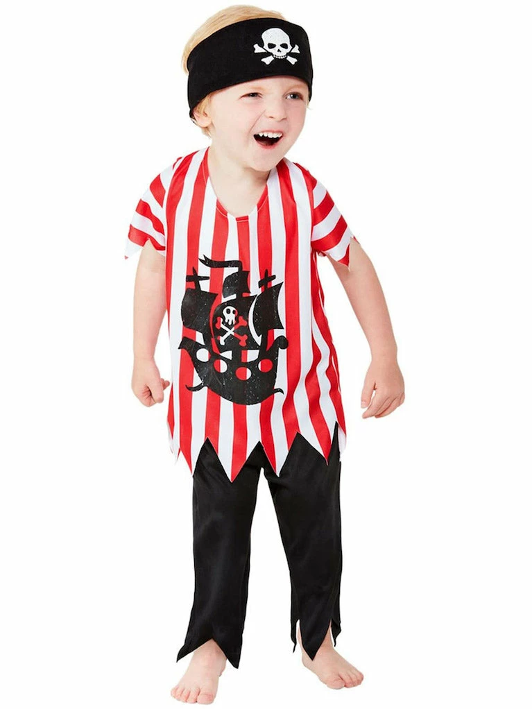 Smiffys Boys Pirate Jolly, Toddler