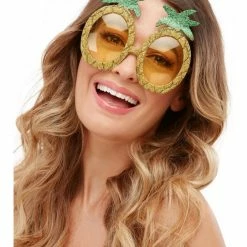 Smiffys Pineapple Glitter Glasses