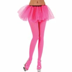 Wicked Tights, Opaque, Pink Hoisery