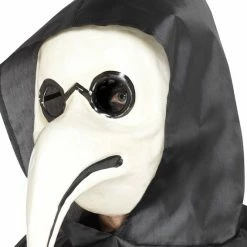 Smiffys Halloween Masks Plague Doctor Mask, White