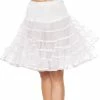 Leg Avenue Knee Length Petticoat, White Tu Tu's
