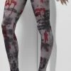 Smiffys Halloween Hosiery Tights, Zombie